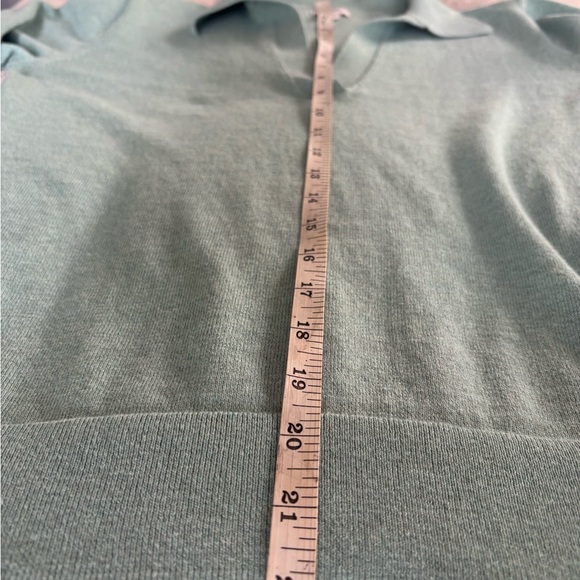 J. Crew Women's Mint V-Neck Sweater - Picture 7 of 7